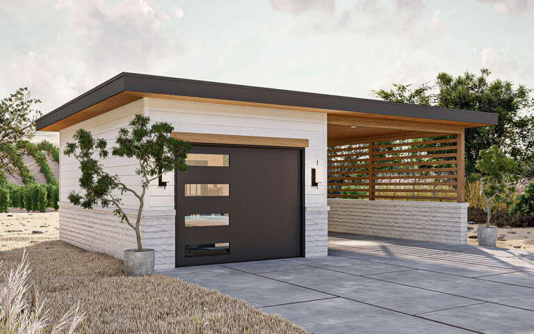 Modern House Plan #963-00807 Elevation Photo