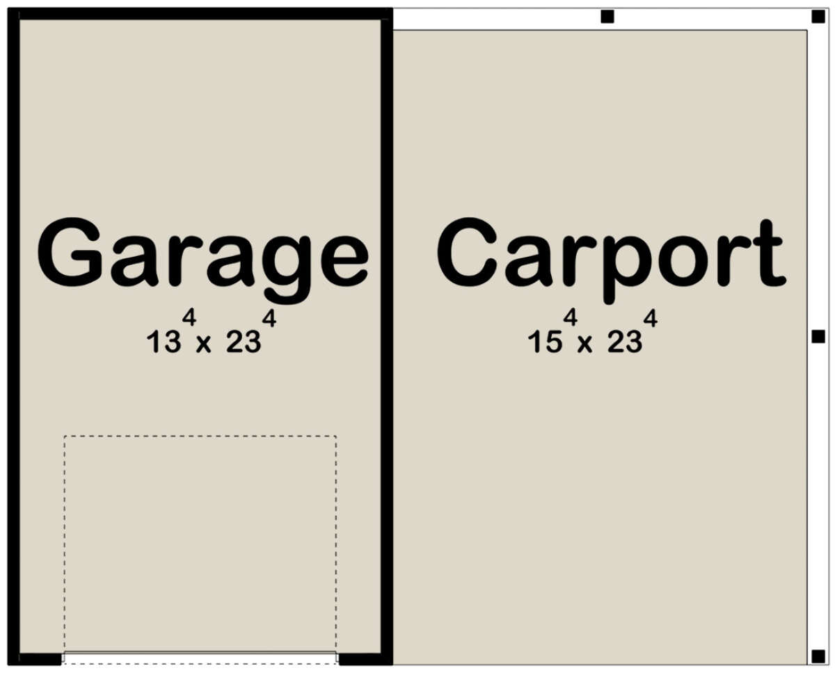 Garage Floor for House Plan #963-00807