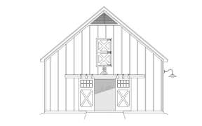 Barn House Plan #940-00816 Elevation Photo