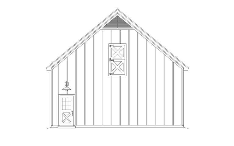 Barn House Plan #940-00816 Elevation Photo