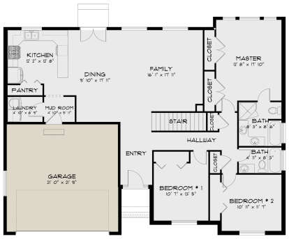 Main Floor  for House Plan #2802-00231