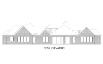 French Country House Plan #5445-00510 Elevation Photo