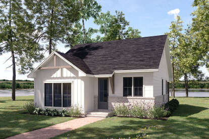 House Plan House Plan #29421 Angled Front Elevation