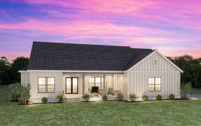 Modern Farmhouse House Plan #009-00363 Elevation Photo