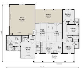 Main Floor  for House Plan #009-00363