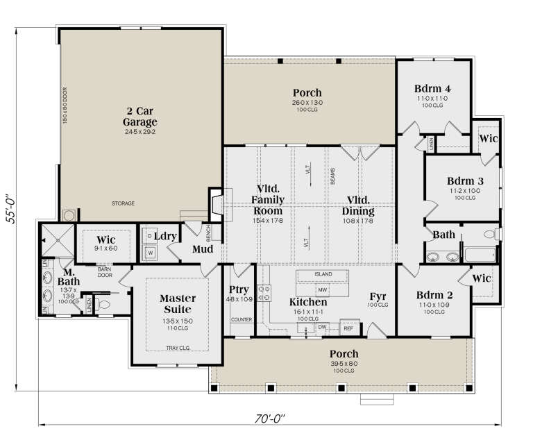 House Plan House Plan #29422 Drawing 1