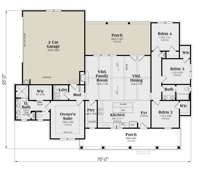 House Plan House Plan #29422 Drawing 1