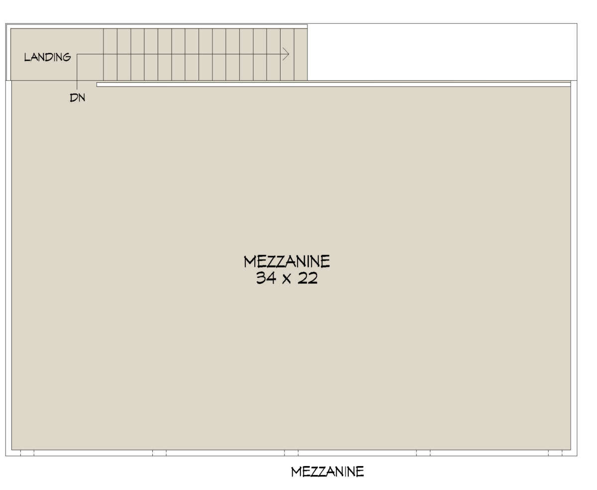 Mezzanine for House Plan #940-00819