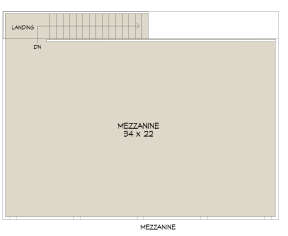Mezzanine for House Plan #940-00819