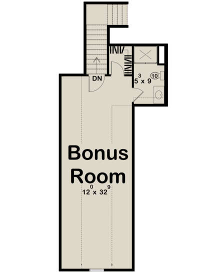 Bonus Room for House Plan #963-00808