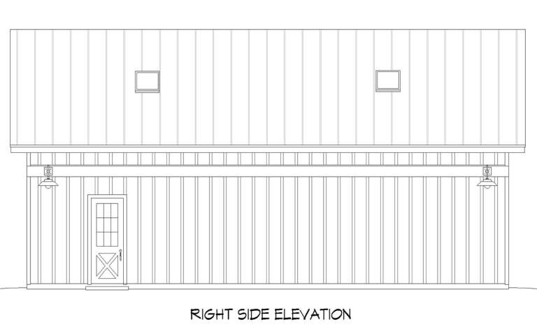 Barn House Plan #940-00820 Elevation Photo