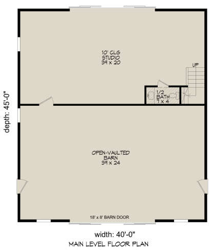 First Floor for House Plan #940-00820