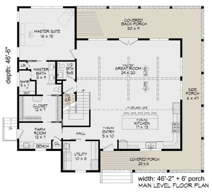 Main Floor  for House Plan #940-00821