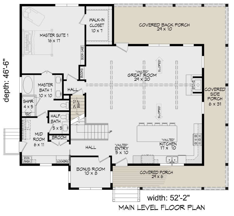 House Plan House Plan #29429 Drawing 1