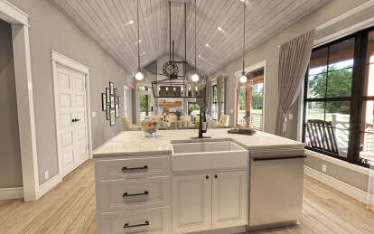 Modern Farmhouse House Plan #009-00364 Additional Photo