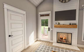 Modern Farmhouse House Plan #009-00364 Additional Photo