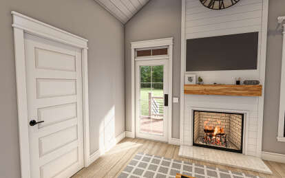 Modern Farmhouse House Plan #009-00364 Additional Photo
