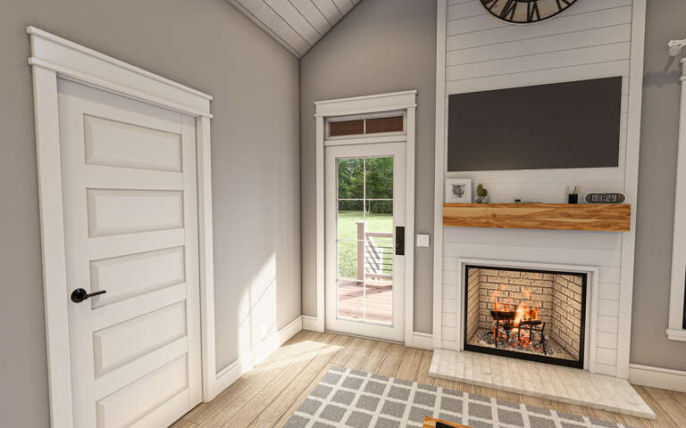Modern Farmhouse House Plan #009-00364 Additional Photo