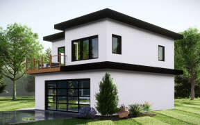 Modern House Plan #5032-00250 Elevation Photo