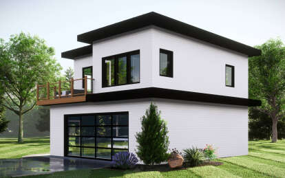 Modern House Plan #5032-00250 Elevation Photo