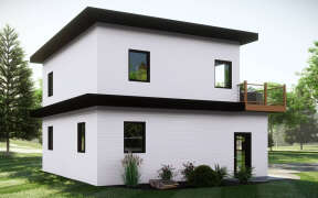 Modern House Plan #5032-00250 Elevation Photo