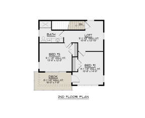 Second Floor for House Plan #5032-00250