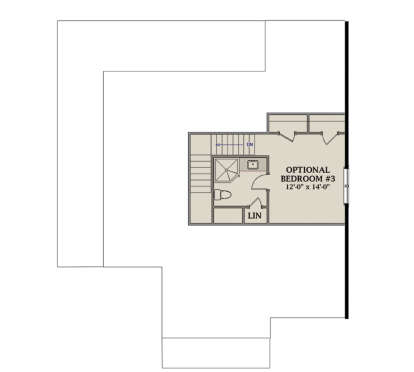 Second Floor for House Plan #6849-00144