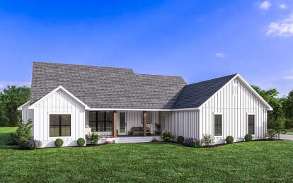 Modern Farmhouse House Plan #041-00332 Elevation Photo