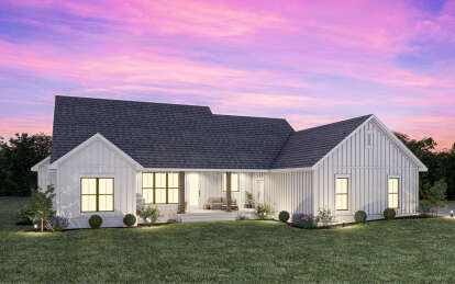 Modern Farmhouse House Plan #041-00332 Elevation Photo