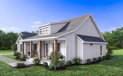 Modern Farmhouse House Plan #041-00332 Elevation Photo