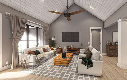 Modern Farmhouse House Plan #041-00332 Additional Photo