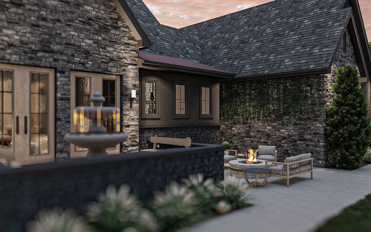 Cottage Plan: 2,554 Square Feet, 3 Bedrooms, 2.5 Bathrooms
