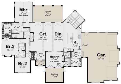3 bedroom house plan Archives - Houzone