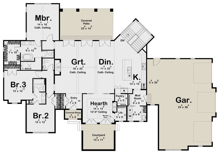 House Plan House Plan #29438 Drawing 1