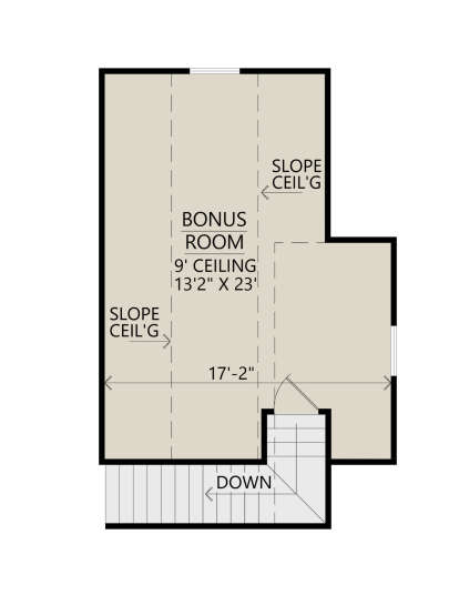 Bonus Room for House Plan #4534-00102