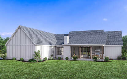 Modern Farmhouse House Plan #4534-00103 Elevation Photo