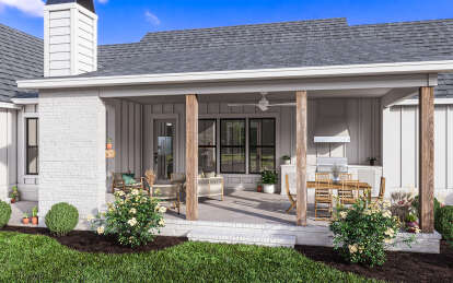 Modern Farmhouse Plan: 2,377 Square Feet, 4 Bedrooms, 2.5
