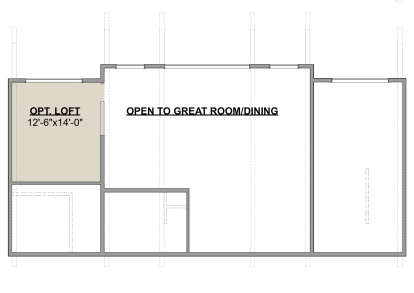 Loft for House Plan #1462-00063