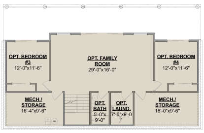 Basement for House Plan #1462-00063