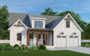 Modern Farmhouse House Plan #8594-00479 Elevation Photo