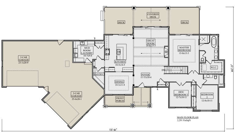 House Plan House Plan #29444 Drawing 1