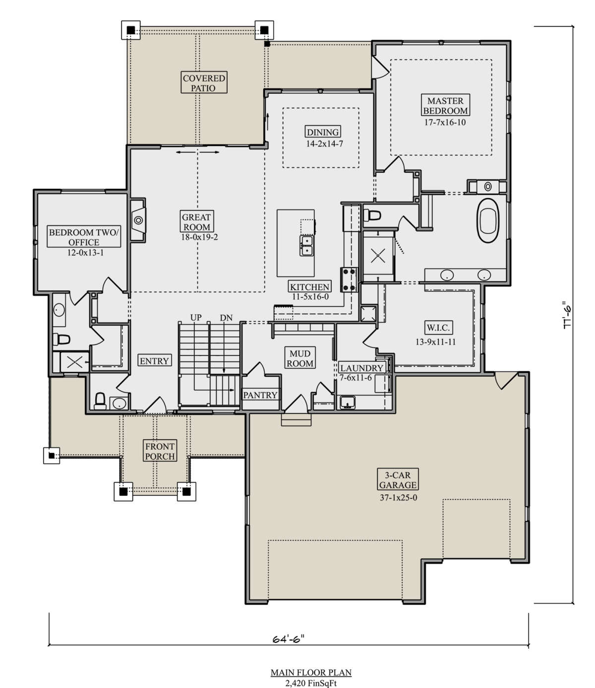 Main Floor  for House Plan #5631-00220
