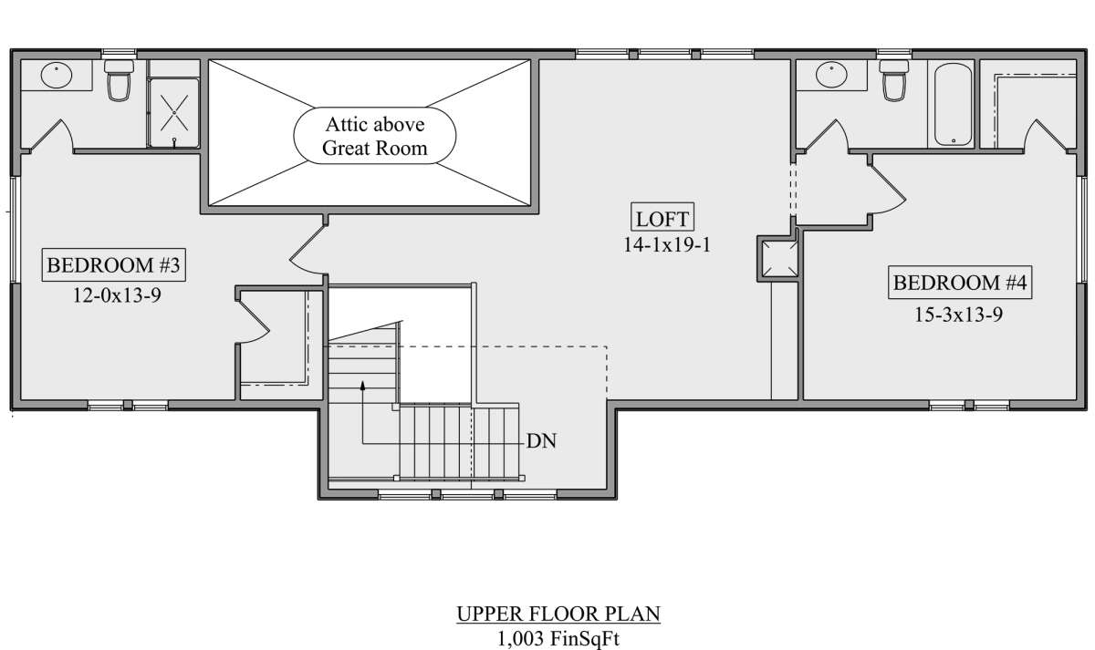 Second Floor for House Plan #5631-00220