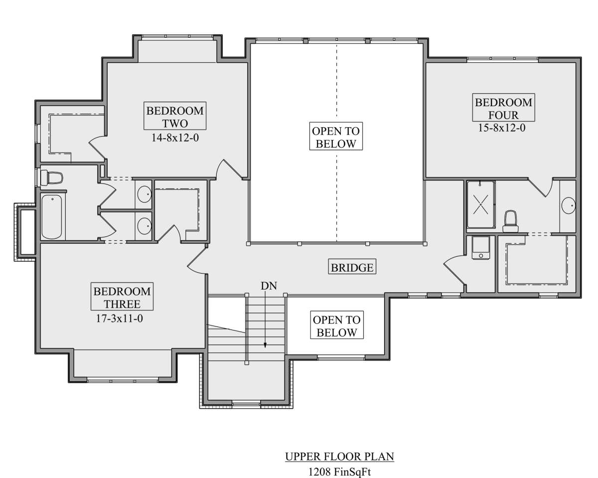 Craftsman Plan: 3,612 Square Feet, 4 Bedrooms, 3.5 Bathrooms - 5631-00221