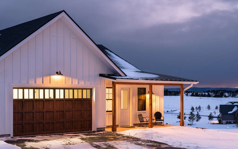 Modern Farmhouse House Plan #5631-00223 Build Photo