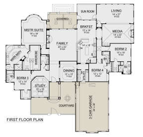 Main Floor  for House Plan #5445-00511