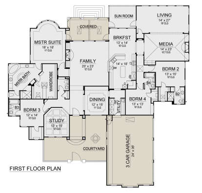 Main Floor  for House Plan #5445-00511