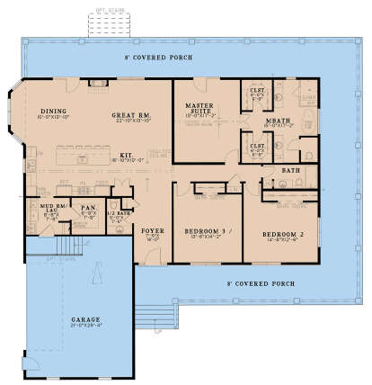 Main Floor  for House Plan #8318-00353