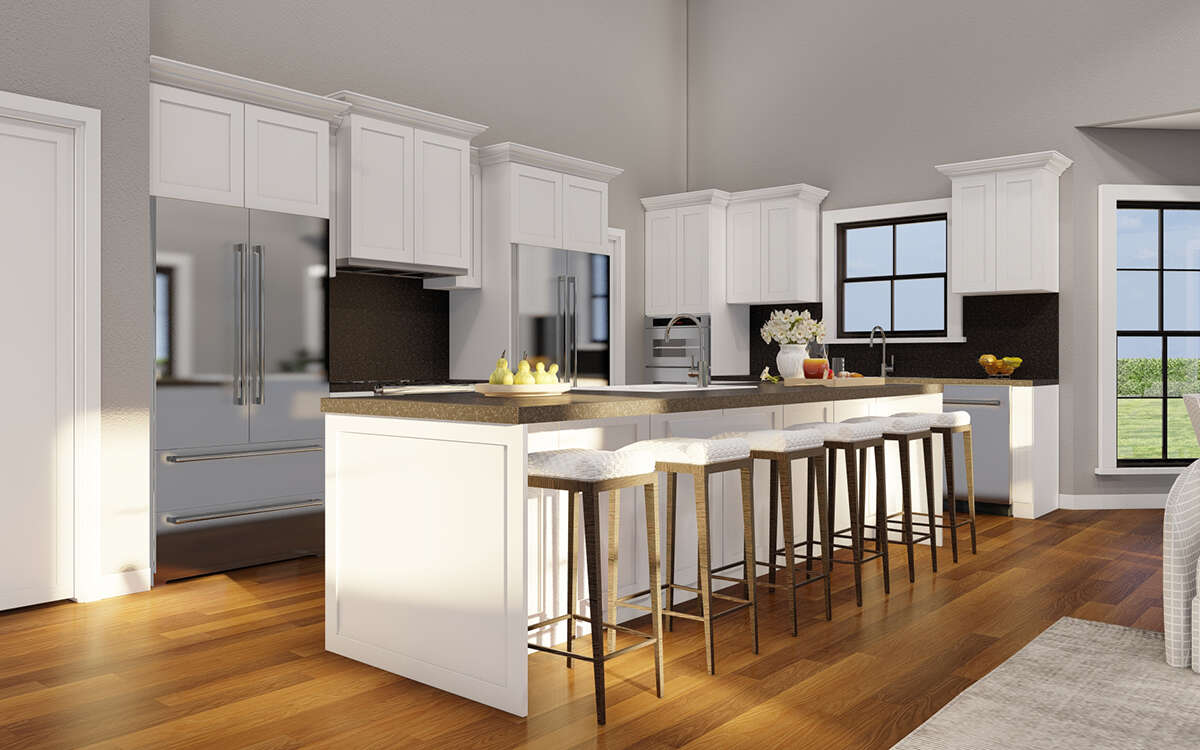Farmhouse Plan: 2,193 Square Feet, 3 Bedrooms, 2.5 Bathrooms - 8318-00353