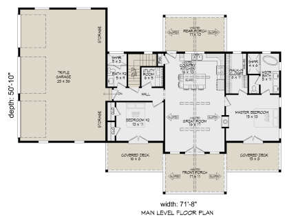 Main Floor  for House Plan #940-00824